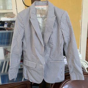 Banana republic striped blazer
